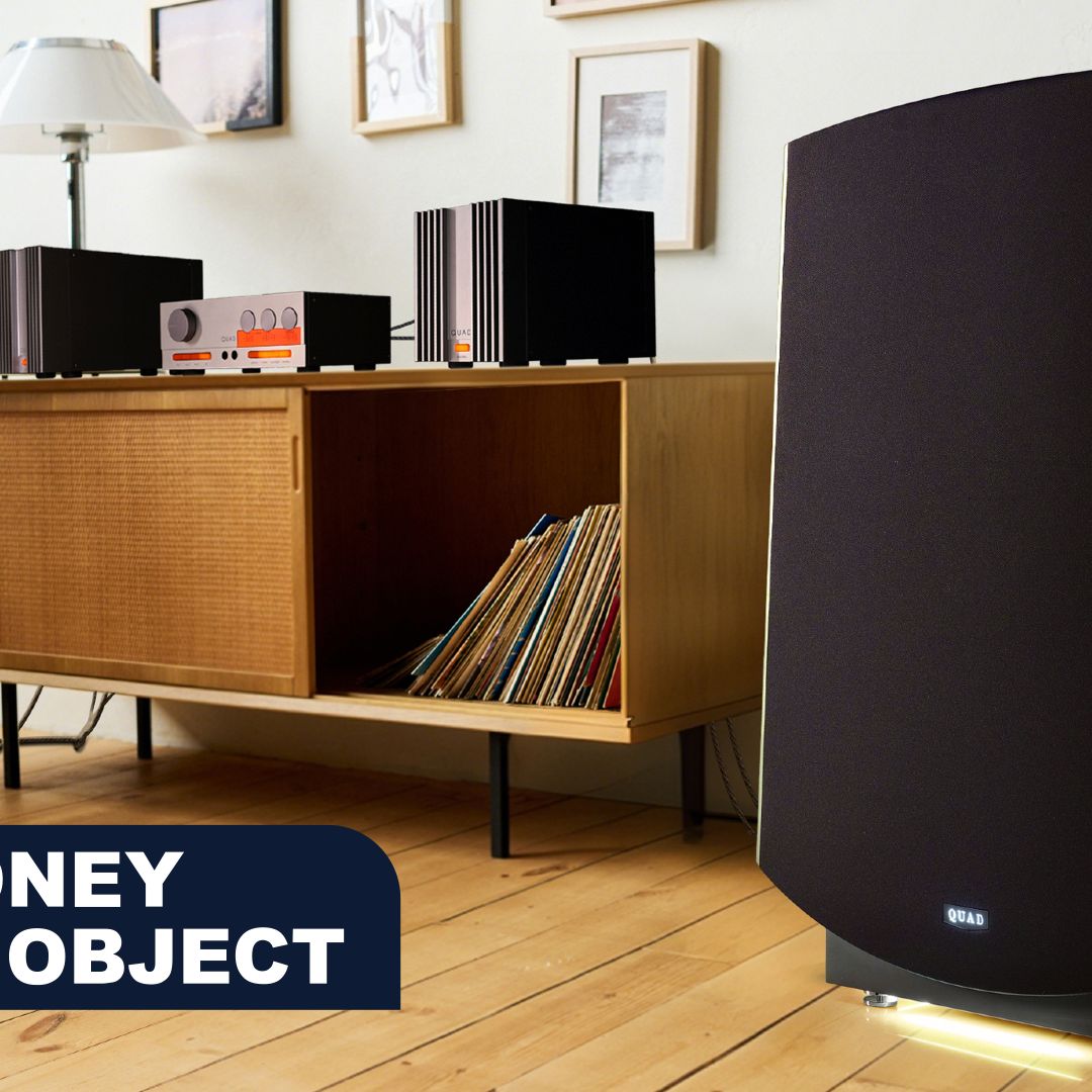 美品 English speaking innovation Quad's new Gen X ESL electro-static speakers look nothing