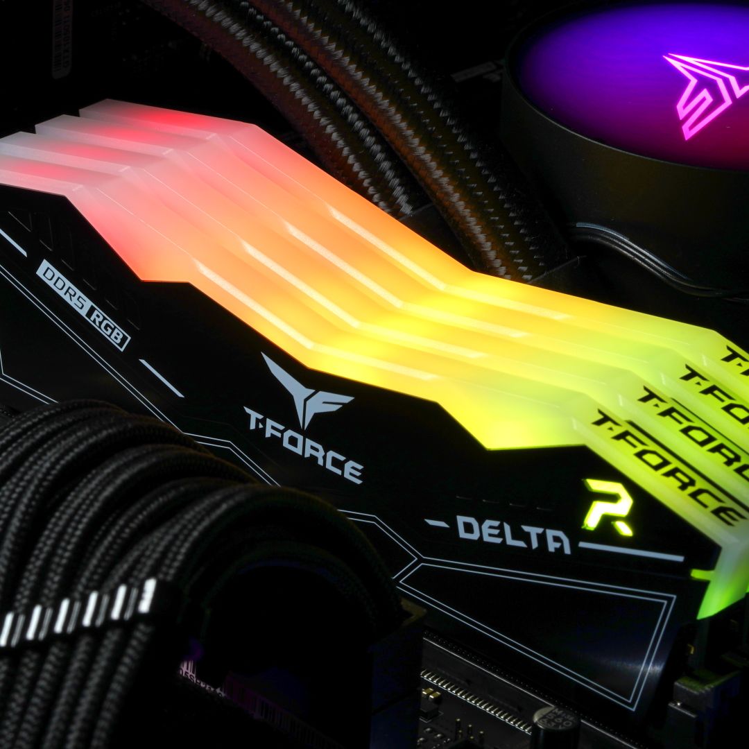 TEAMGROUP T-Force Delta RGB DDR5 32GB Kit (2x16GB) 6400MHz (PC5-51200) CL40 Desktop Memory Module Ram (nero) Per Z690 - FF3D532G6400HC40BDC01 - Foto 9