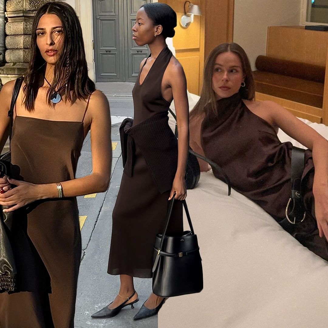 brown dress in store Amabella Brown Maxi Dress - US 4