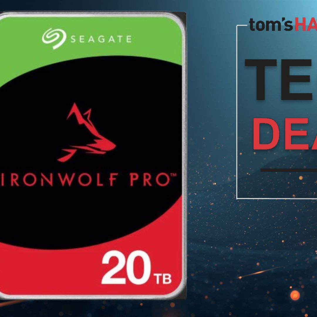 Seagate's enormous 20TB IronWolf HDDs are just $419, or $21 per