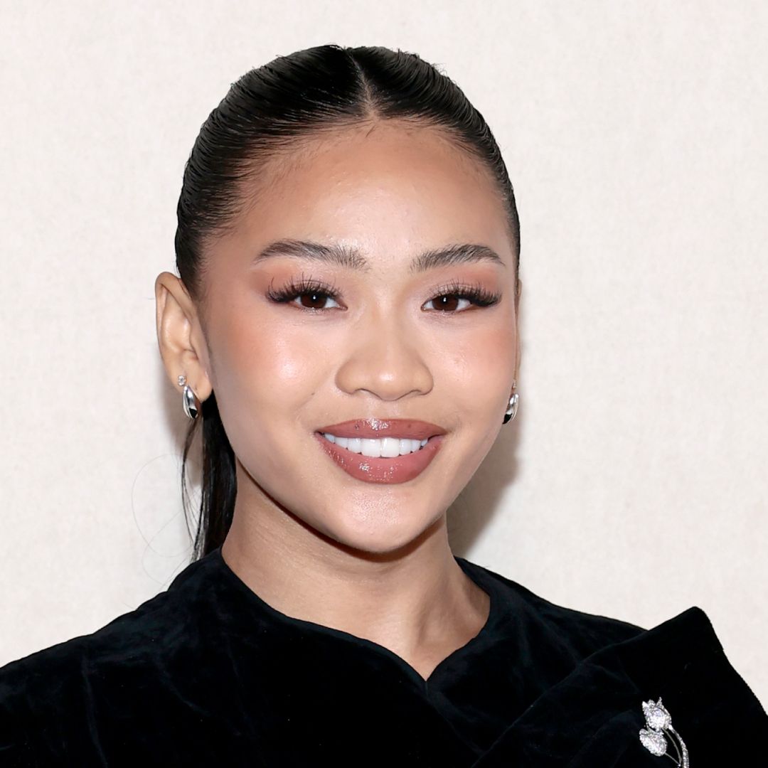Suni Lee's Loose Curls, Side Part Are Peak Hollywood Hair | Marie