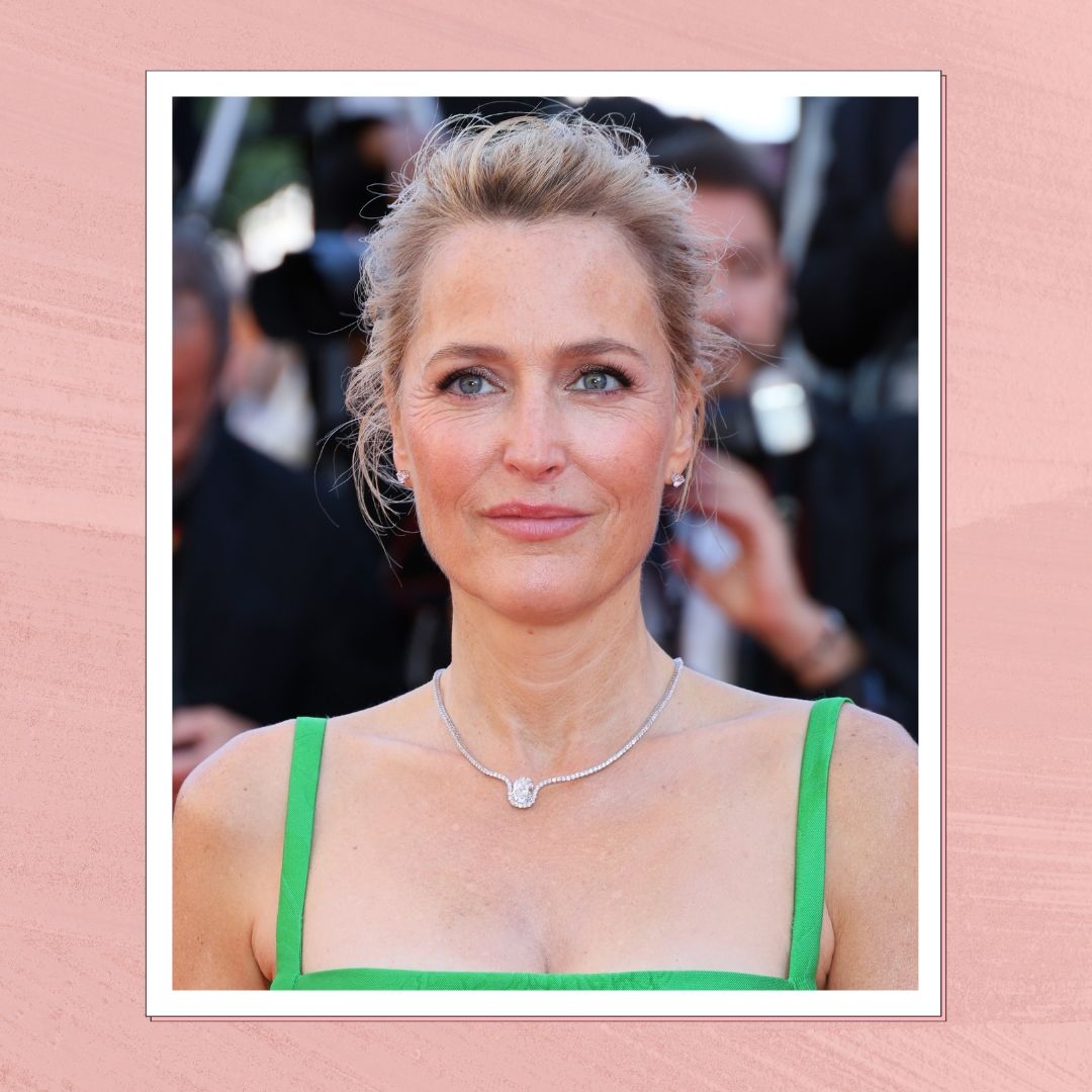 Why Gillian Anderson's Parisian makeup is our summer go-to | Woman & Home Why Gillian Anderson's Parisian makeup is our summer go-to | Woman & Home