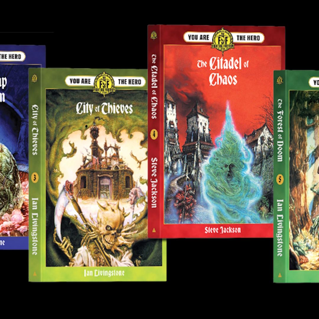 Choose-your-own-adventure style RPG Fighting Fantasy was a UK