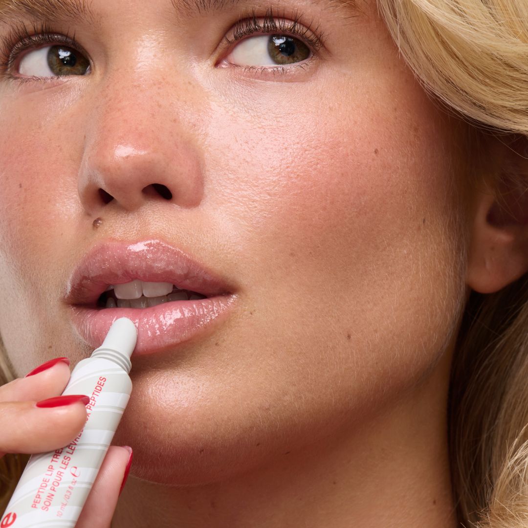 Hailey Bieber Taps Into the Frosty Lip Trend With a Shimmery