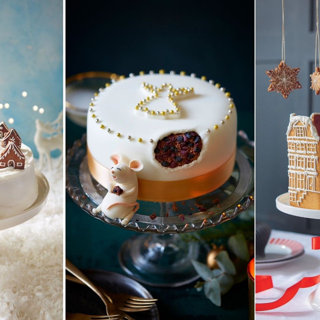 Christmas cake decorating ideas to spruce up your puds | Woman \u0026 Home, image size:1080x1080