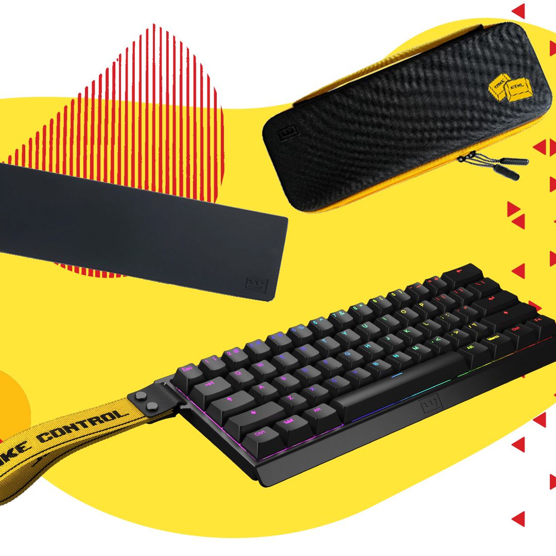 Wooting is giving away a travel case and wrist rest this Black