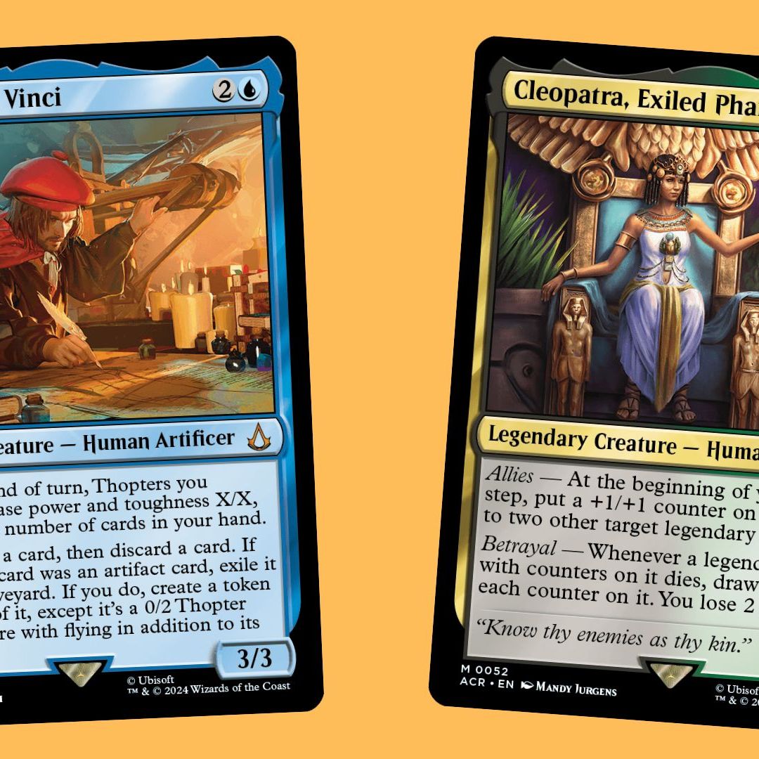 MTG Assassin's Creed brings da Vinci and Cleopatra to the