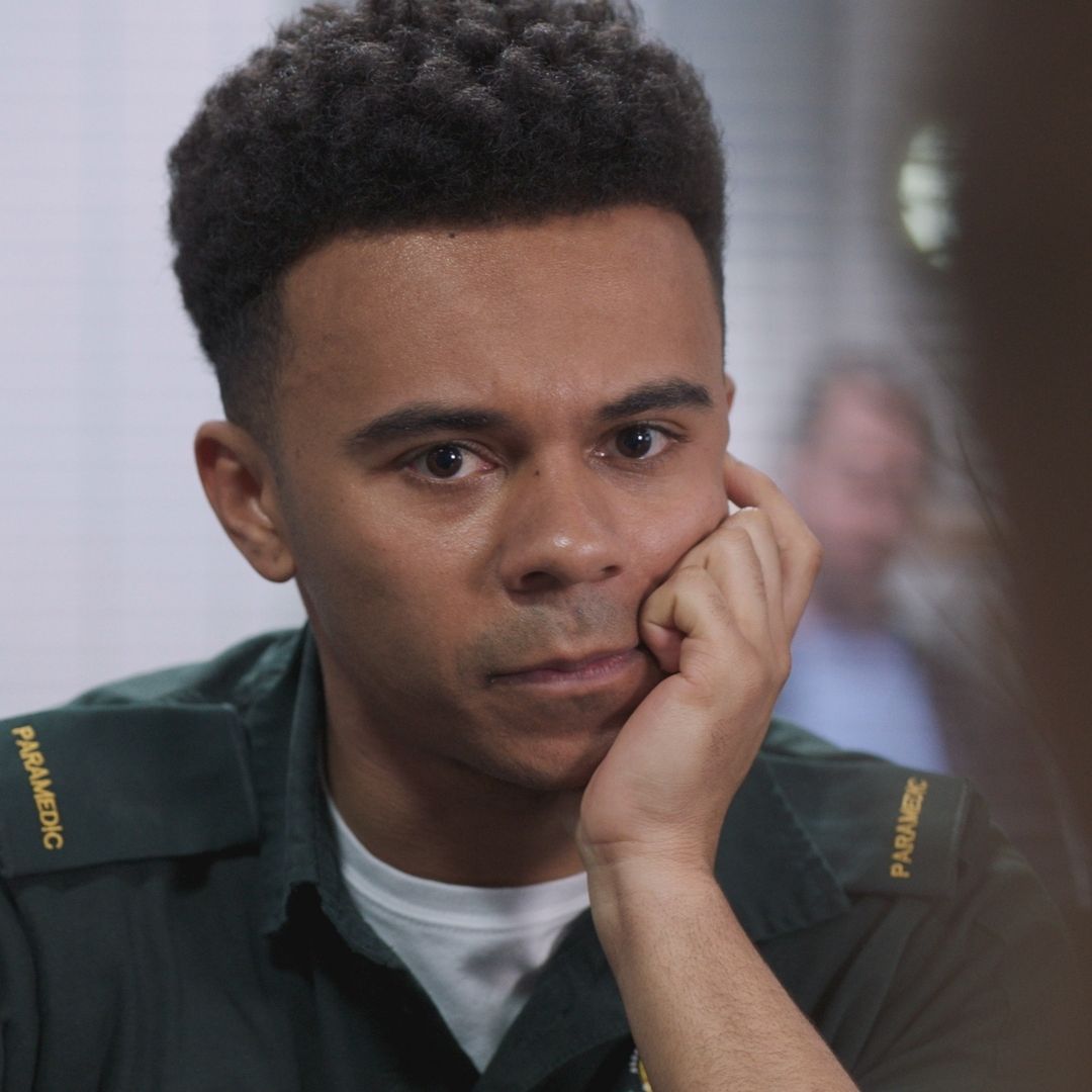 Casualty exclusive: Milo Clarke on Teddy being killed off fears | What to  Watch