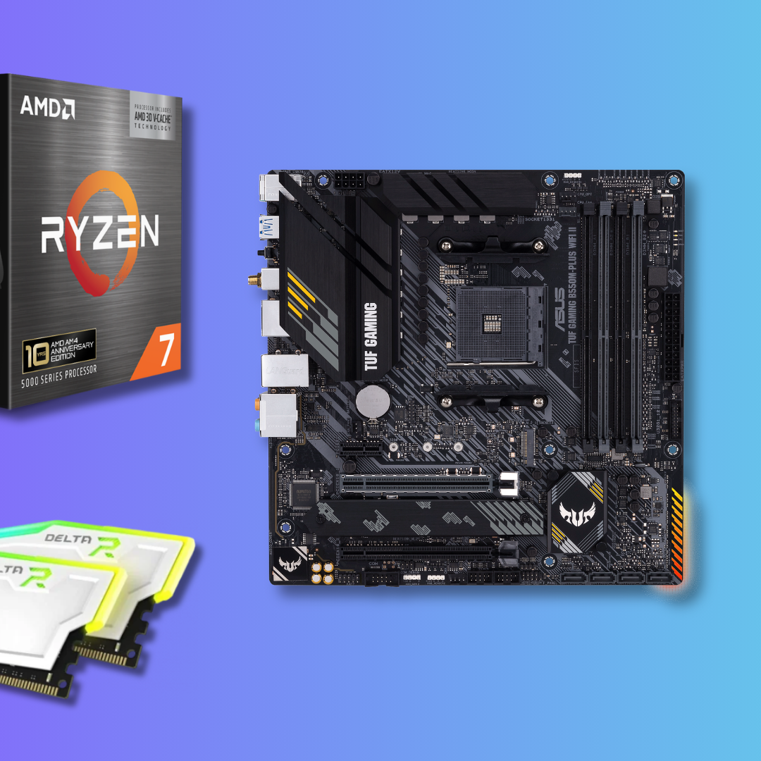 AMD Ryzen 7 5800X3D + AM4マザーボード Grab AMD's Ryzen 7 5800X3D 10th Anniversary CPU with motherboard
