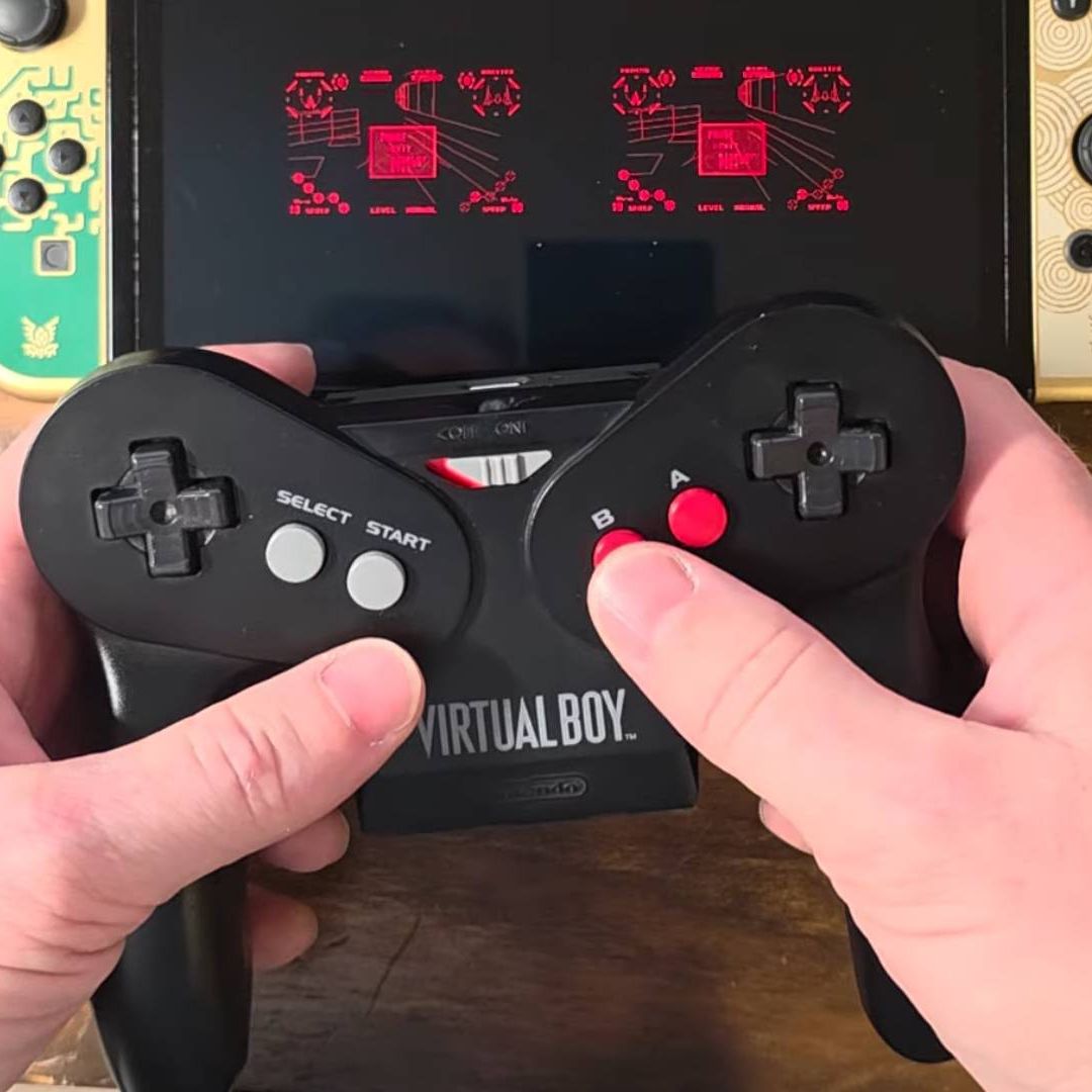 You can now use an OG Virtual Boy controller wirelessly with the