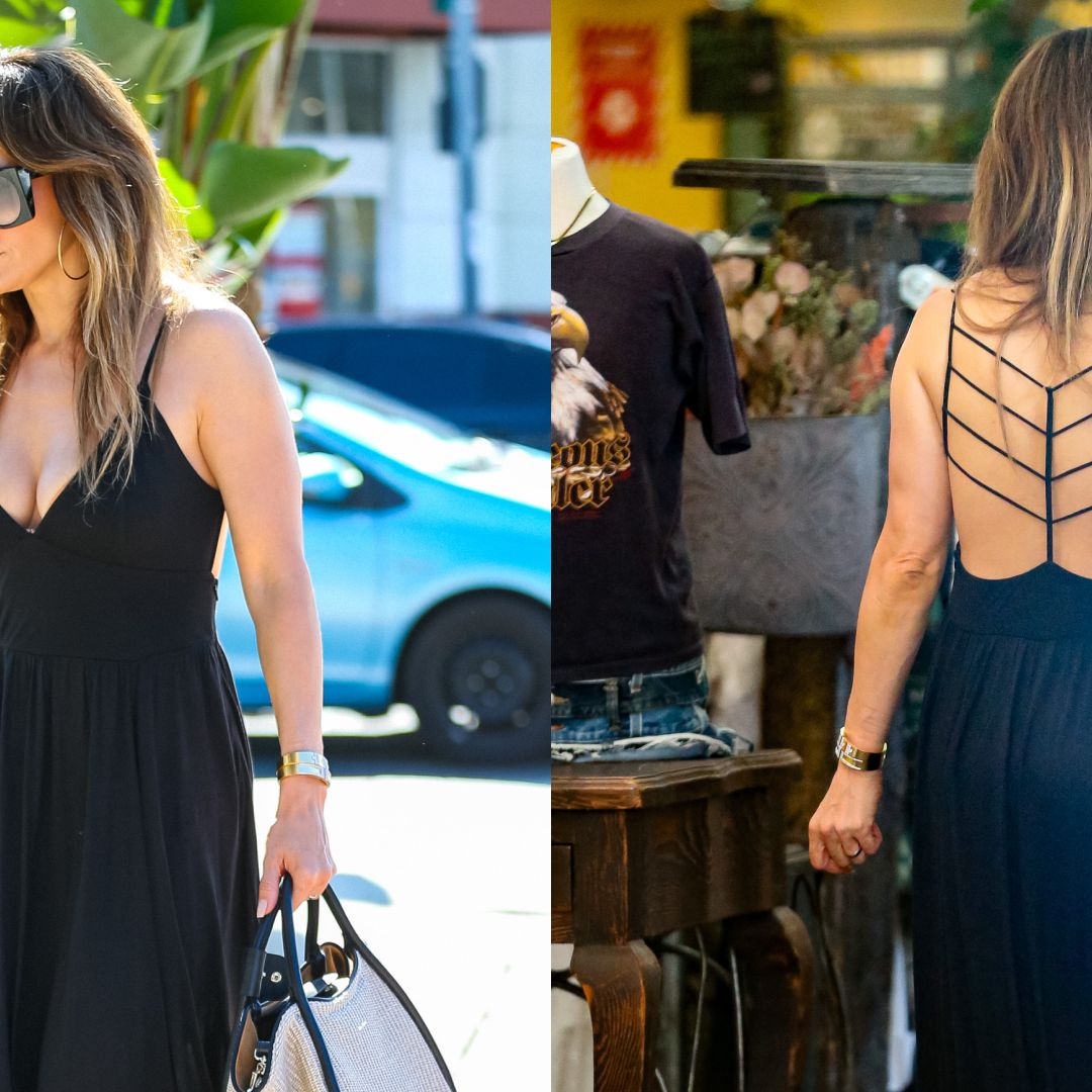 Jennifer Lopez Elevates the All-Black Maxi Dress With Daring Open Back | Marie Claire Jennifer Lopez Elevates the All-Black Maxi Dress With Daring Open Back | Marie Claire
