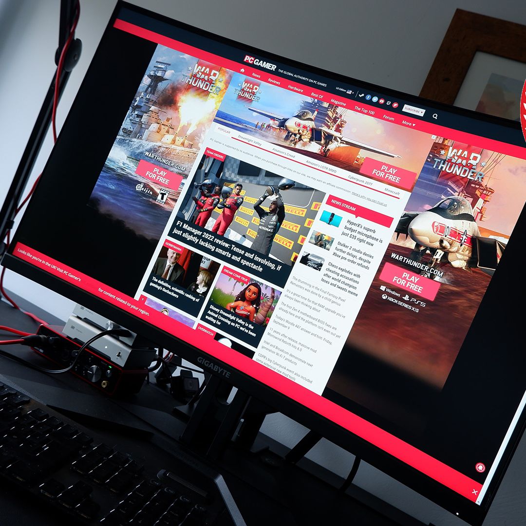 Gigabyte M32UC review | PC Gamer