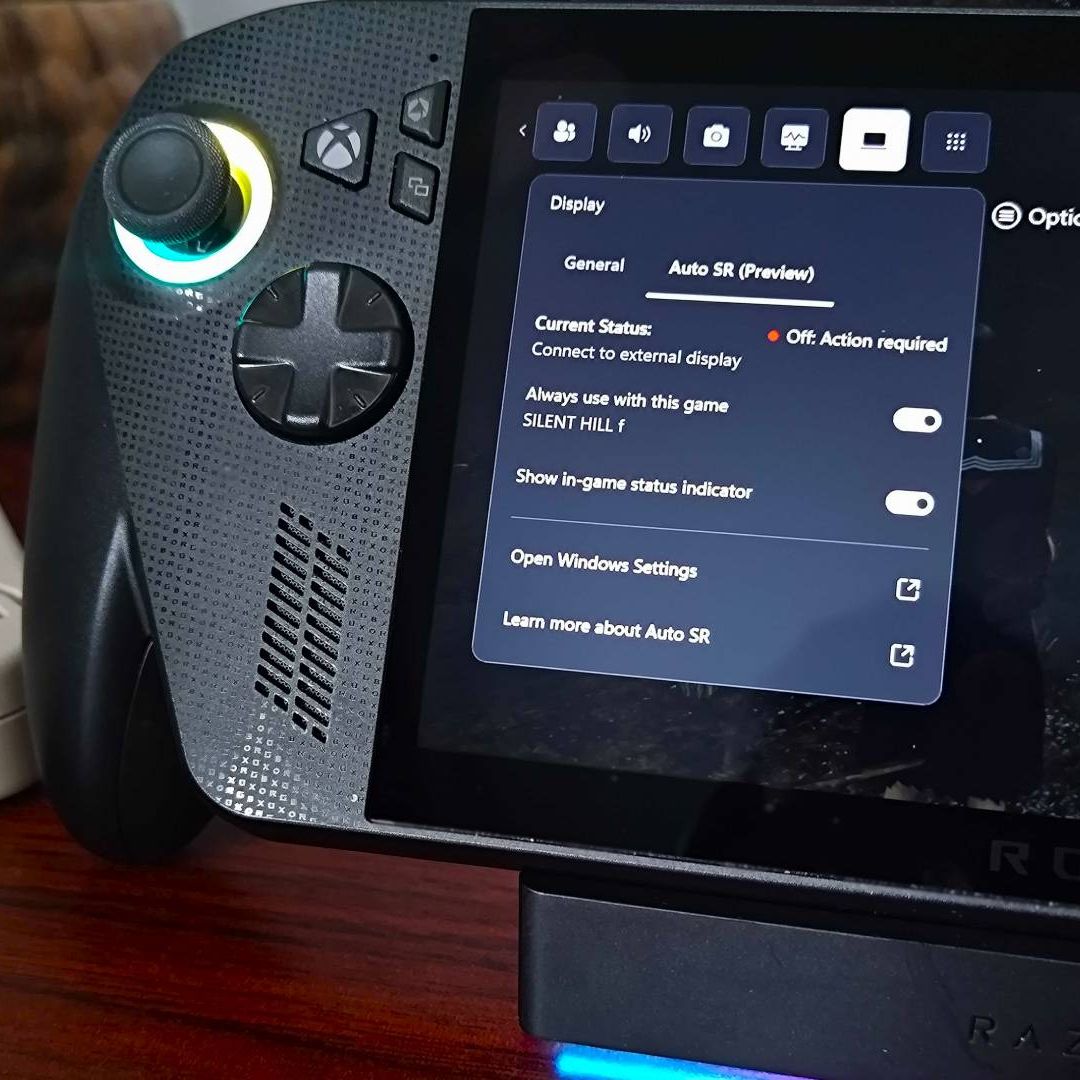 The Xbox Ally X finally just got its promised Auto SR abilities