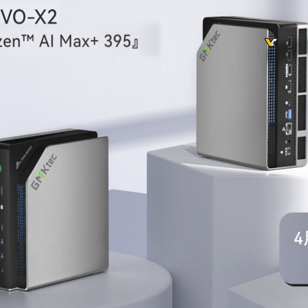 GMKtec EVO-X2 395 AI Max+（128GB / 2TB） 🚀 GMKtec EVO-X2 AI Mini PC | AMD Ryzen™ AI Max+ 395 - Pre-Sale
