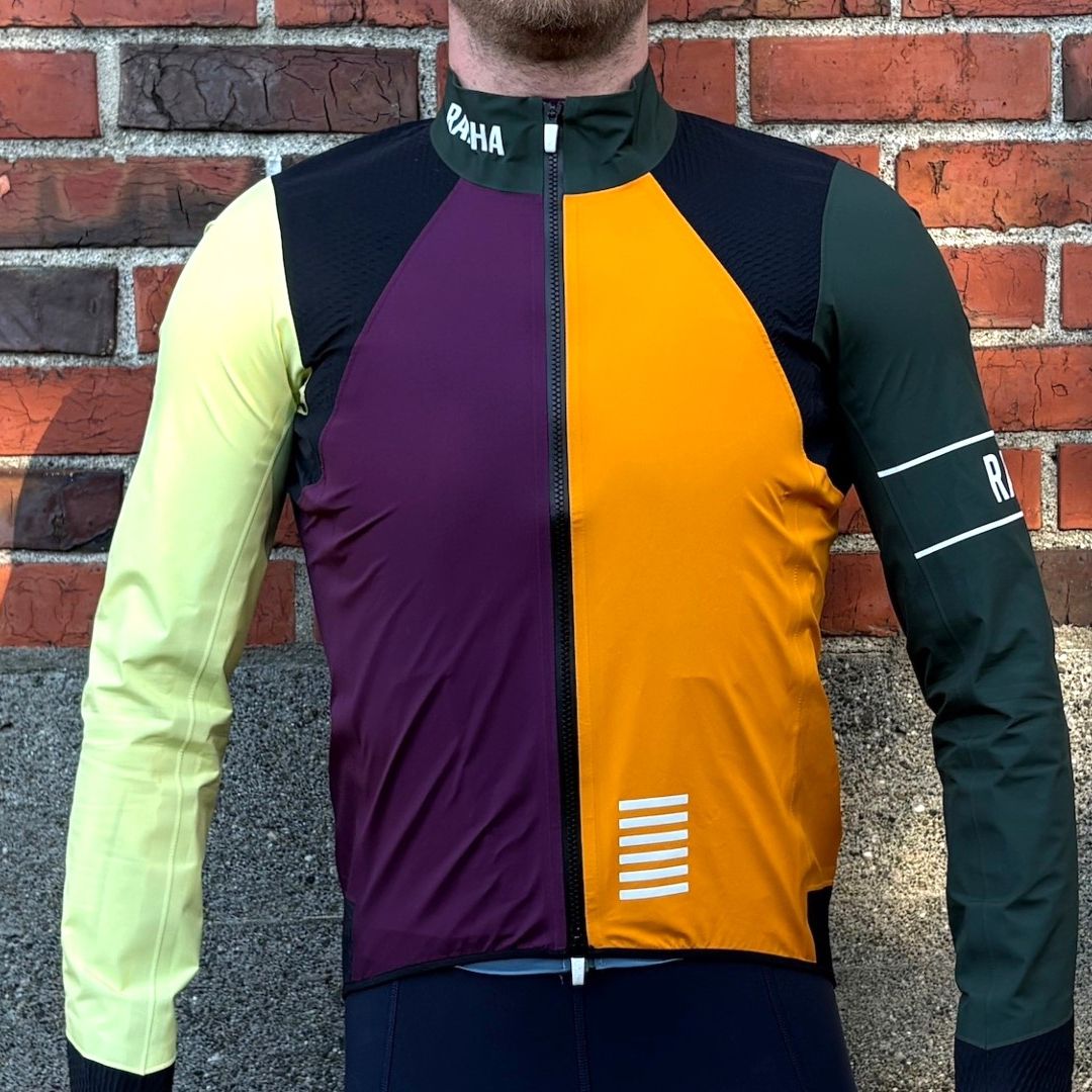 Rapha's Excess Men's Pro Team Gore-Tex Rain Jacket is uniquely