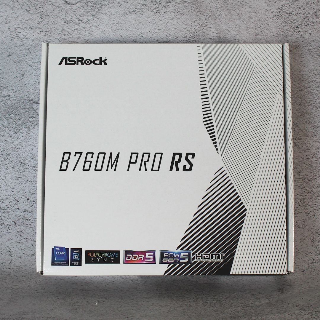 CPU intel i5-13600k + ASRock B760M PRO RS ASRock > B760M Pro RS WiFi White