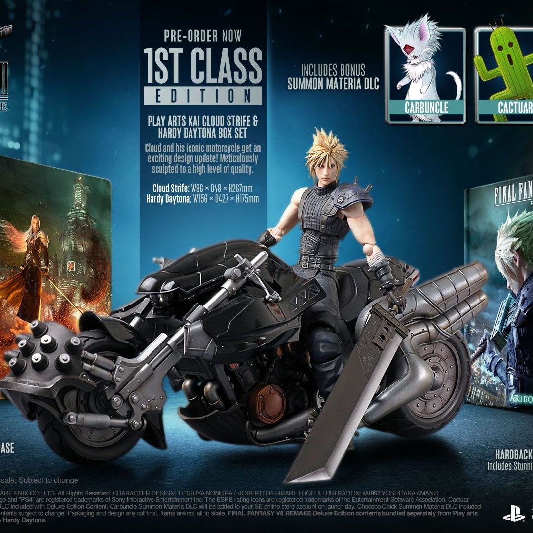 Final Fantasy 7 Remake fancy edition comes with Big Cloud and a