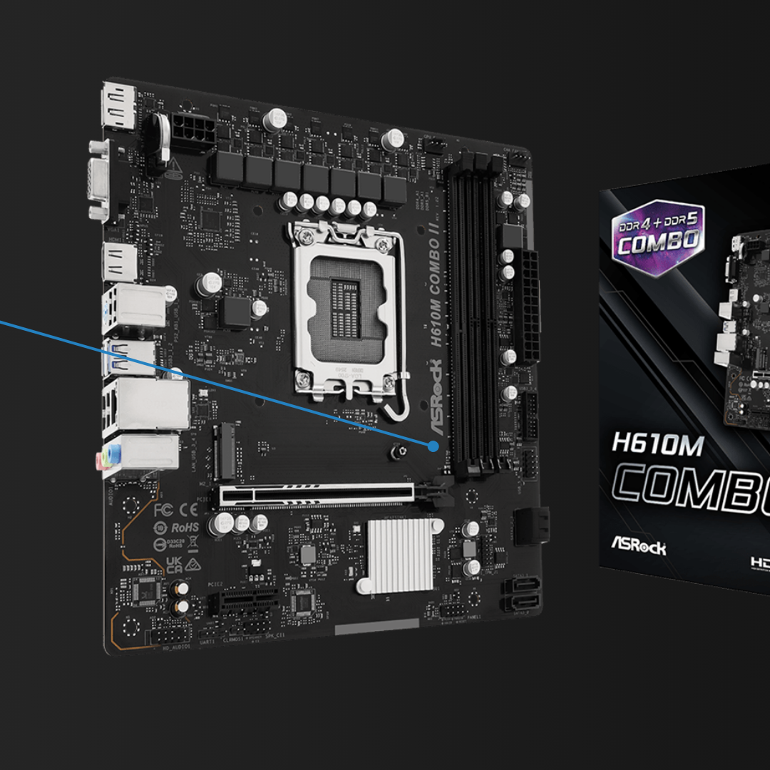 ASRock launches new Frankensteined motherboard with one DDR4 slot