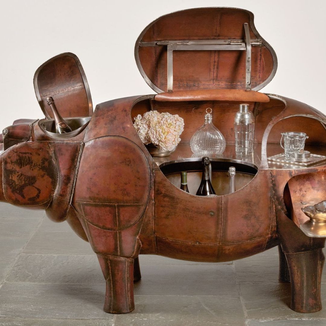 A hippo-shaped bar by François-Xavier Lalanne just sold for $31.4