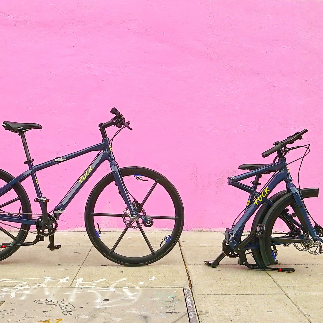 Tuck folding bike from a former Jaguar Land Rover engineer folds