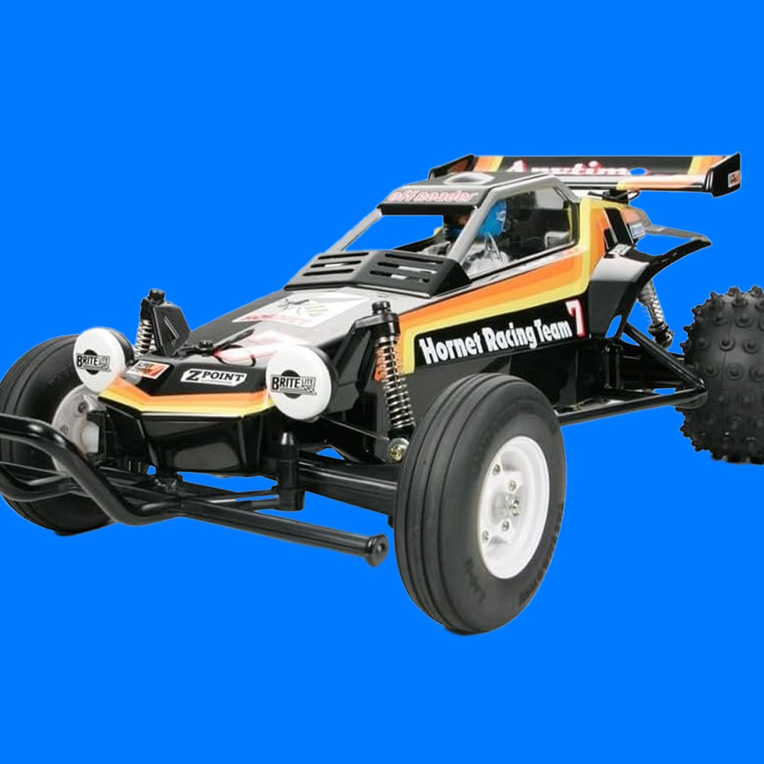 The iconic '80s Tamiya Hornet RC model kit is at a seriously low