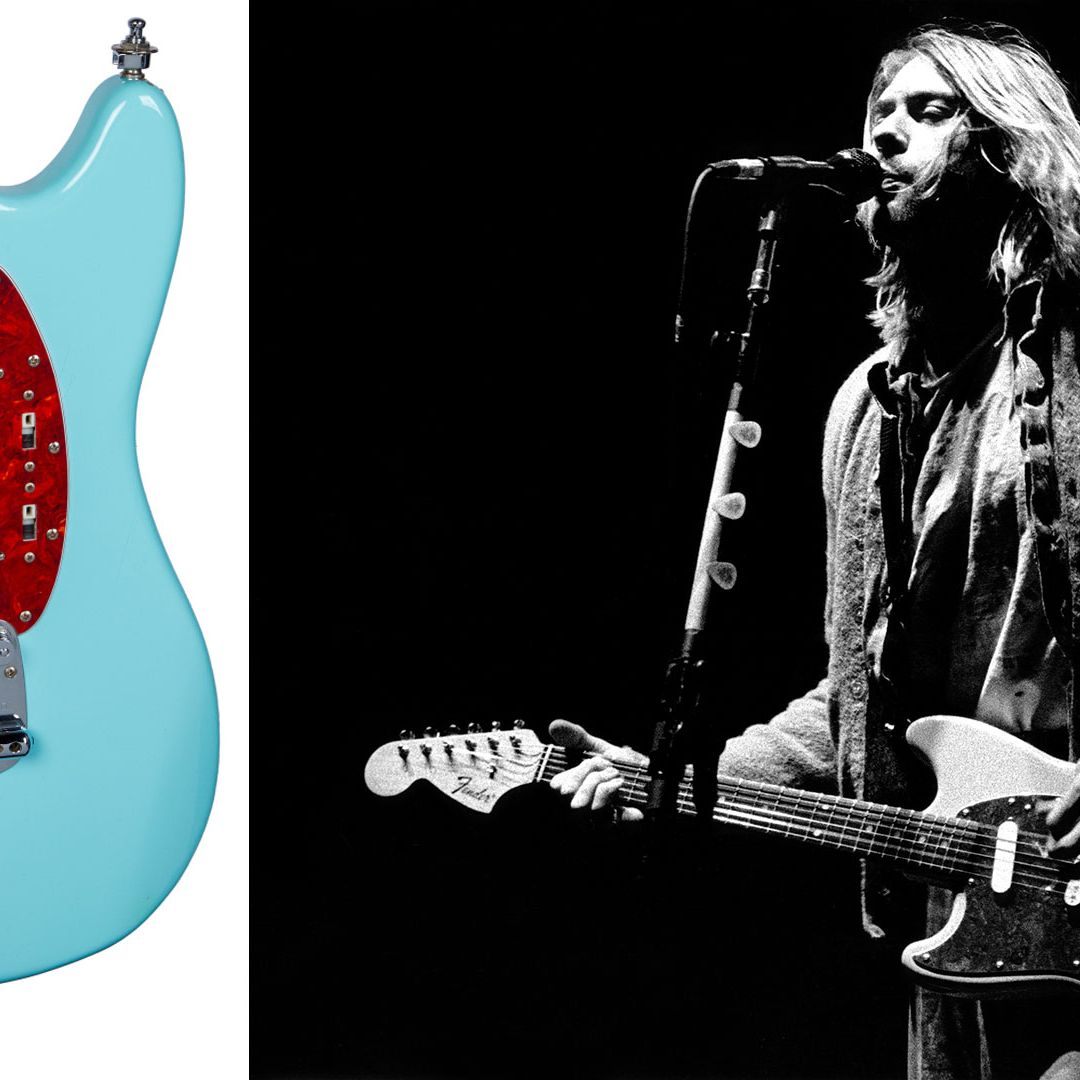 Kurt Cobain's Fender 'Sky Stang' played at Nirvana's last show for