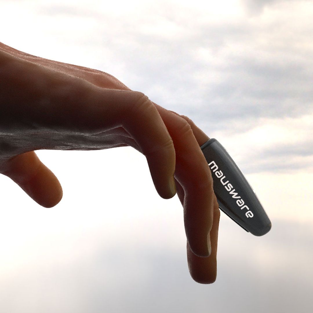 Wearable finger mouse designed to deliver precision with no flat surface  required — 'Finger Maus' uses '80% less plastic' than a typical mouse |  Tom's Hardware