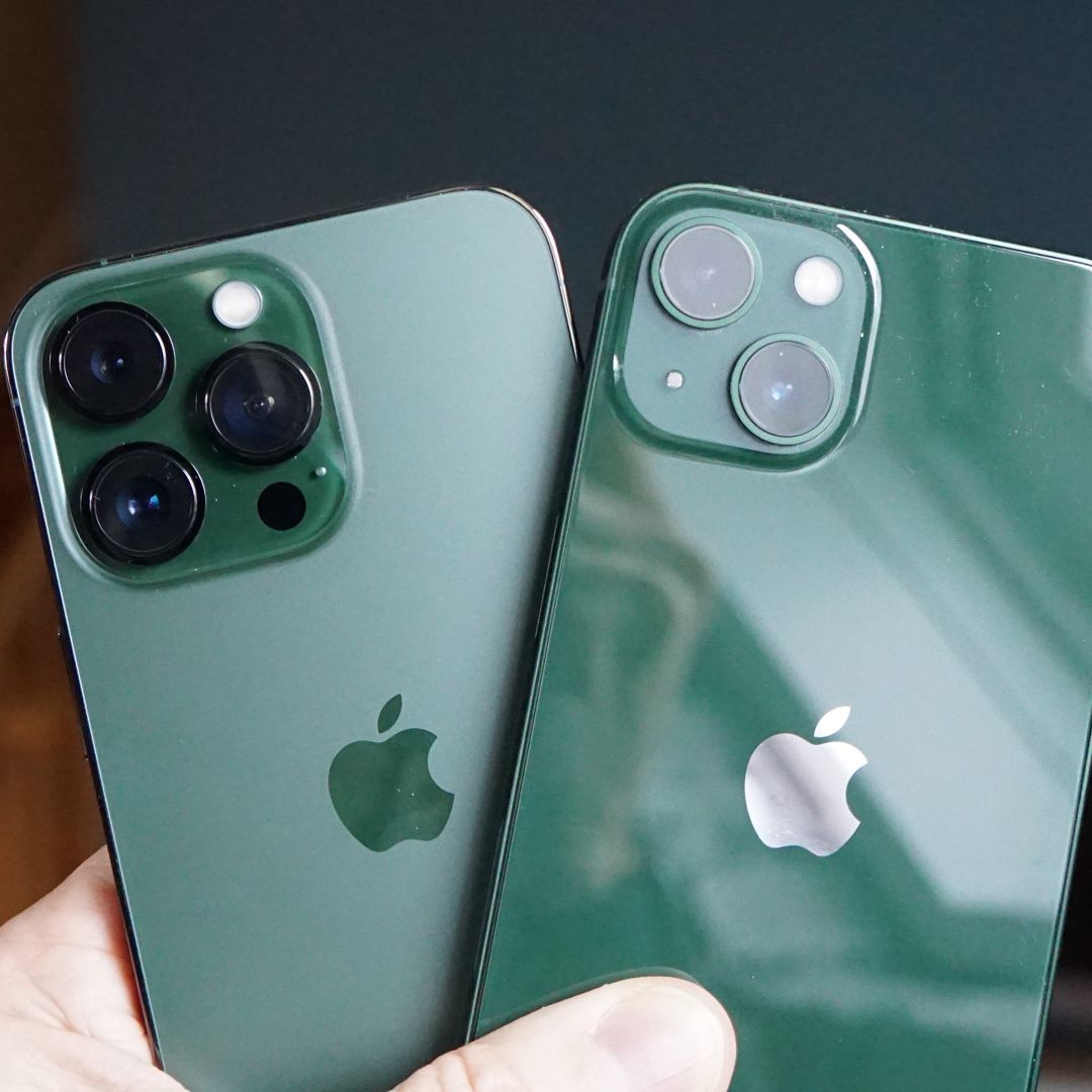 Hands-on Apple's Green iPhone 13 - it looks like wet paint, and we