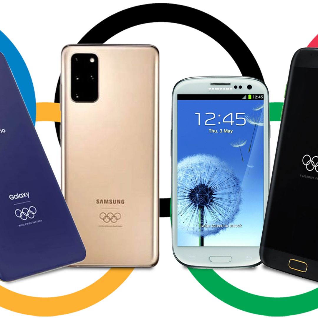 Samsung phones at the Olympics: 20 years of sports-themed