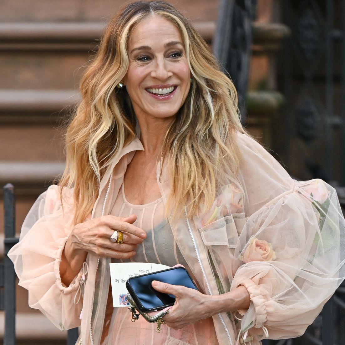 carrie bradshaw sheer dress Sarah Jessica Parker Gives Carrie Bradsaw's Famous Tutu a Sheer Makeover