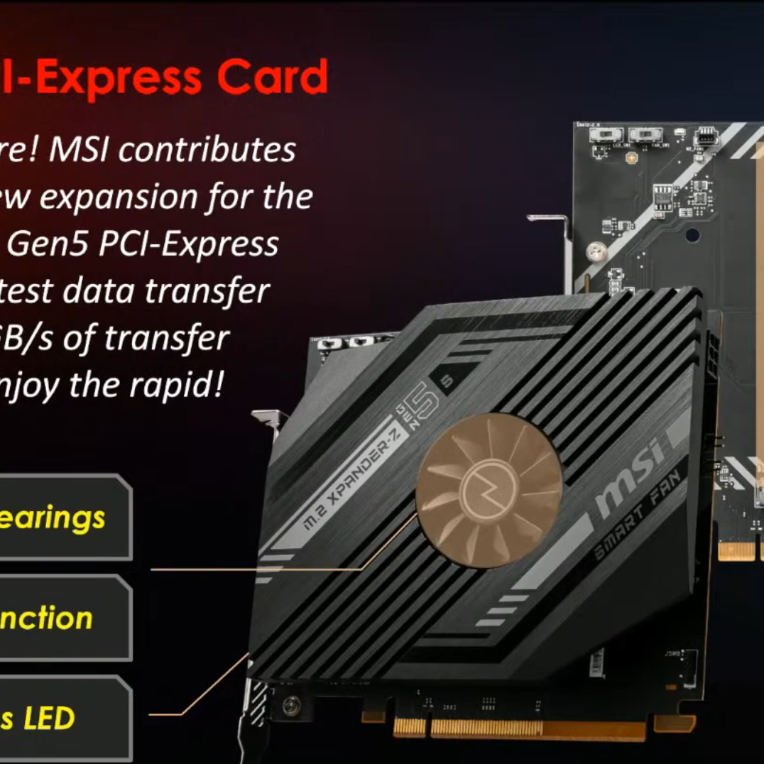 MSI Builds PCIe Gen 5 Card for Future NVMe SSDs | Tom's Hardware