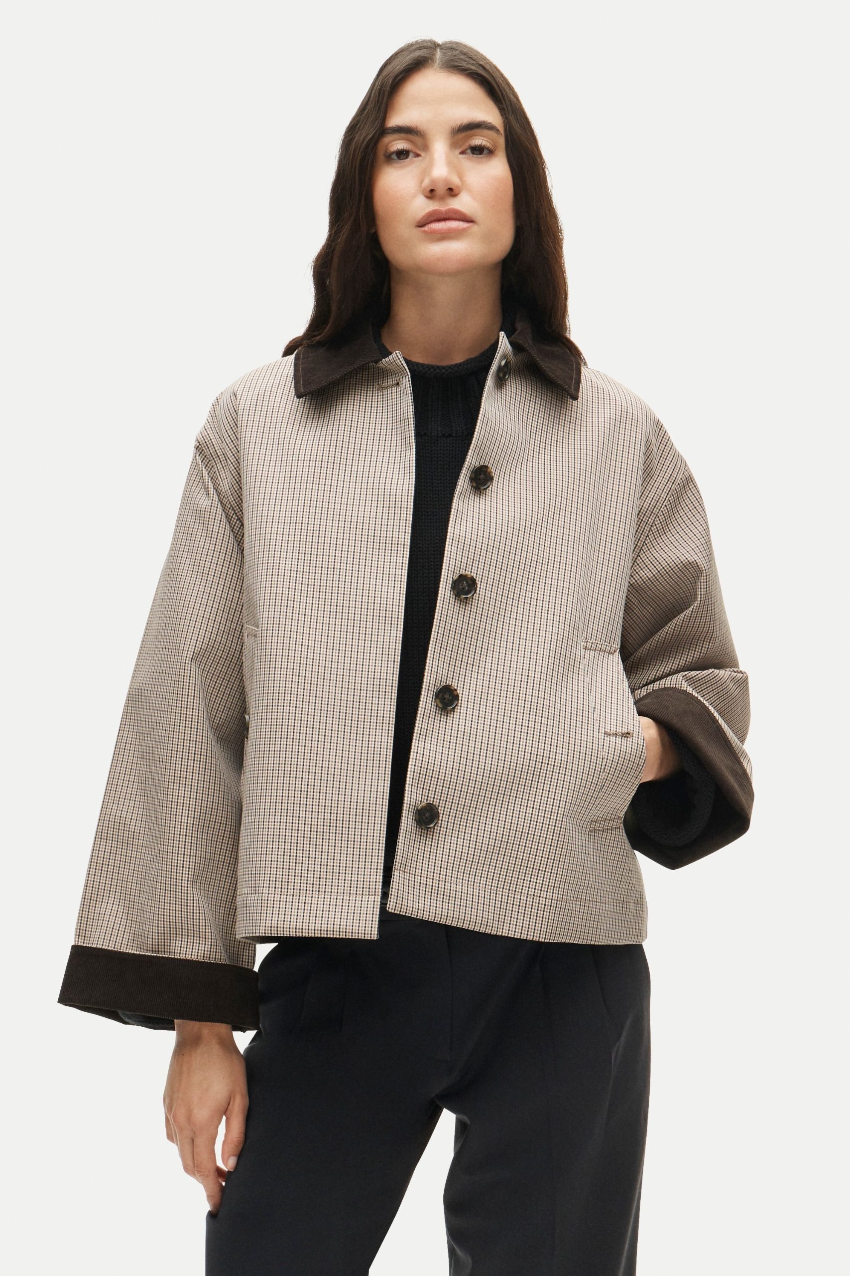 2026 Barn Jacket&amp;trade; in Plaid Double-Faced Cotton
