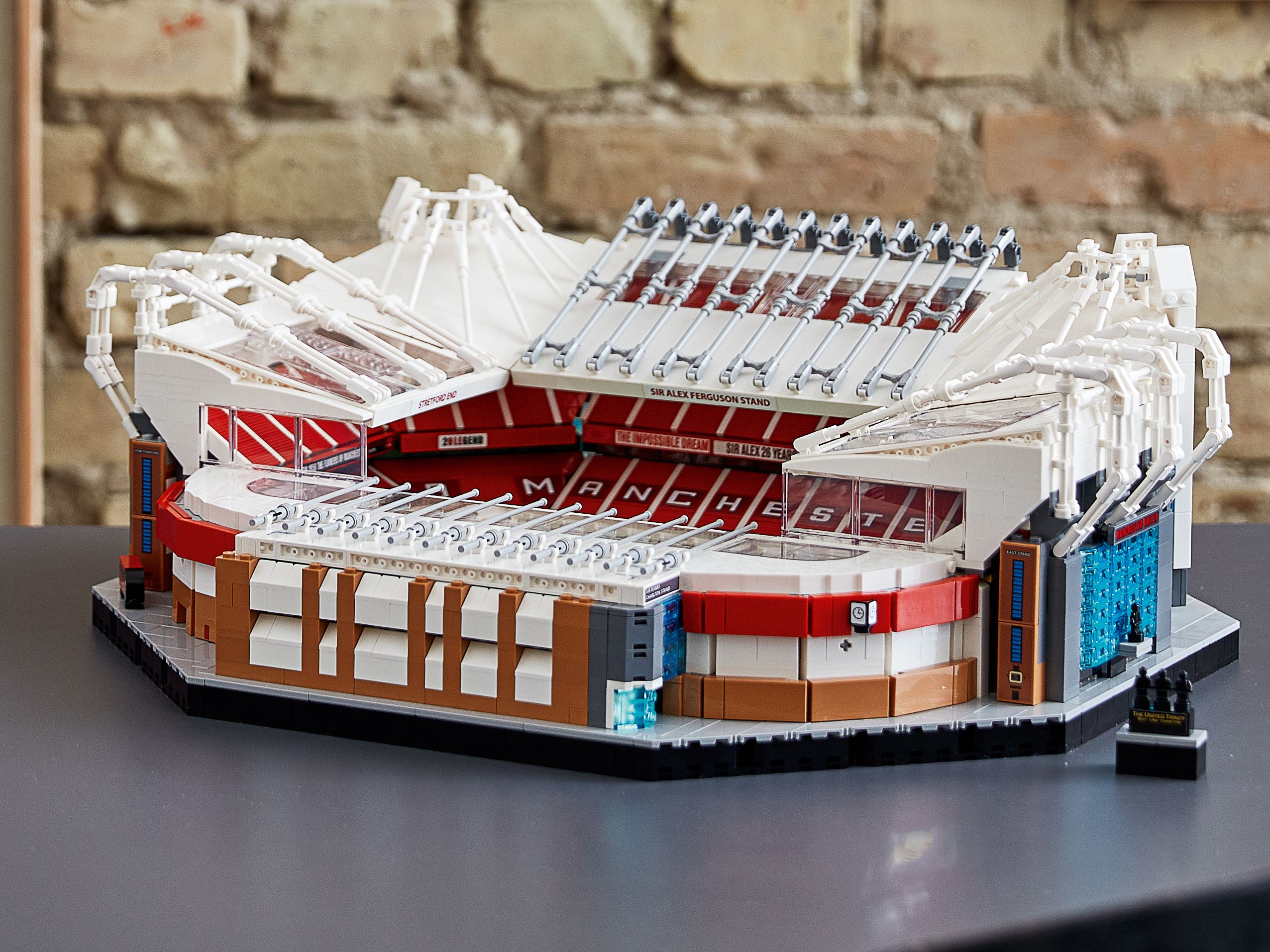 Lego's 4,000 piece Old Trafford set brings the theatre of dreams