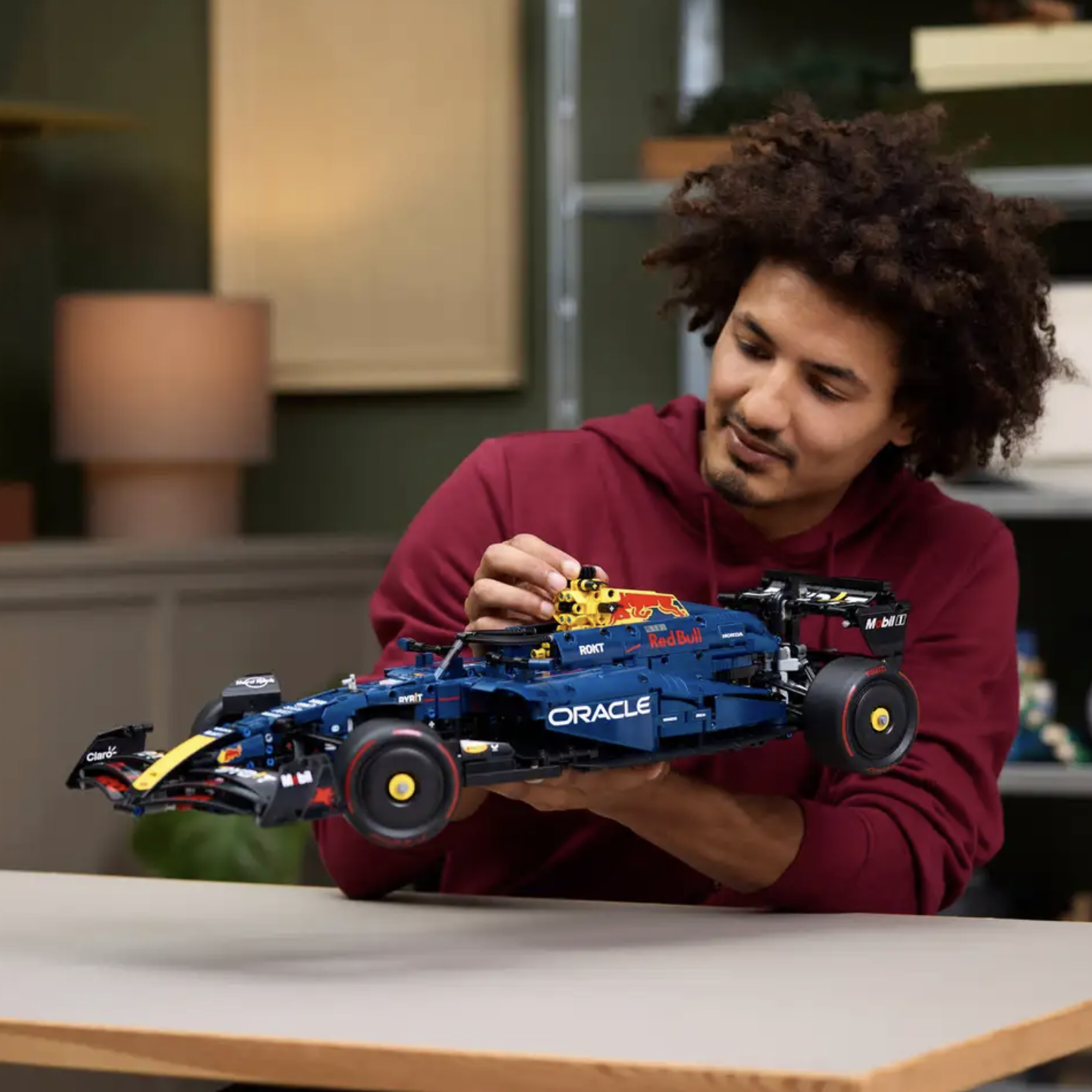 Lego Red Bull F1 car model