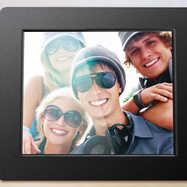 SD Card USB Photo Display Aluratek 8-Inch Slim Digital Photo Frame ...