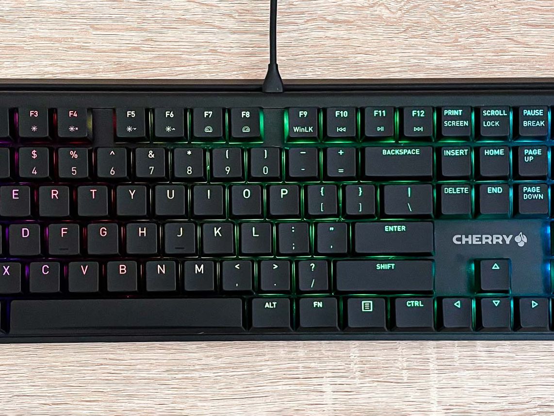 BLACK ＆Cherry CHERRY MX 10.0N RGB Keyboard backlit USB US key switch CHERRY MX