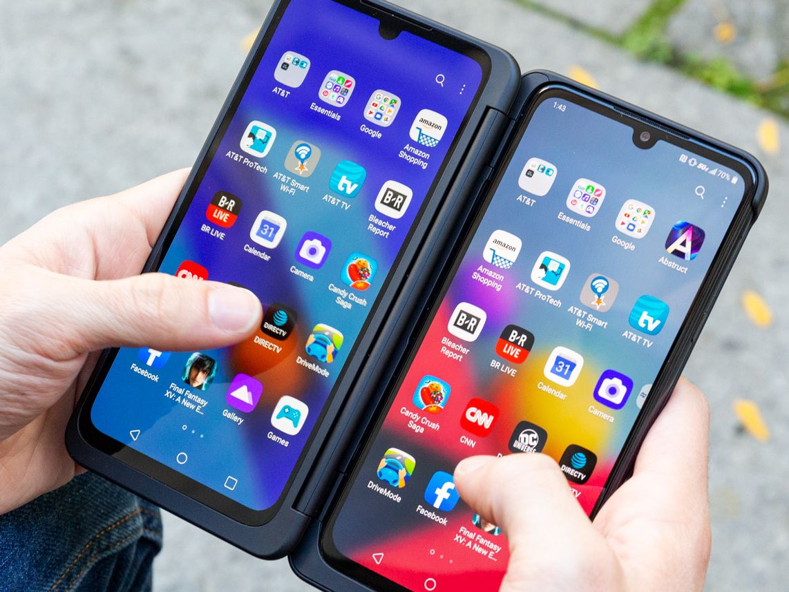 LG Electronics - LG G8X ThinQ Dual Screen オーロラブラック ジャンク lg-g8x-thinq.jpg?auto=webp&fit