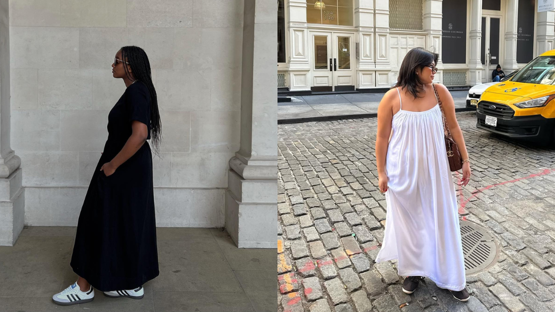 ladies dress trainers Four Ways To Wear The Dress-And-Trainers Look With Flair This Summer