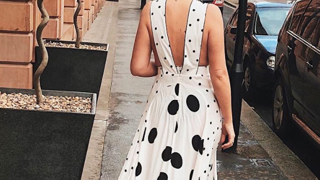 Topshop's Polka-Dot Dress Is Back in Stock | Who What Wear