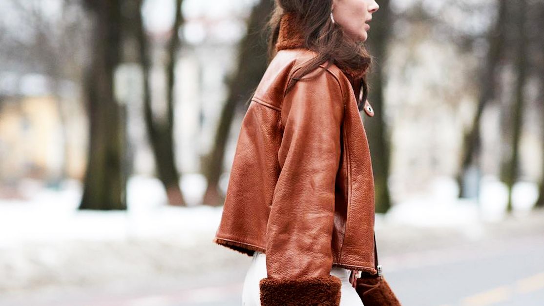15 Brown Leather Jacket Outfits We Love | Who What Wear