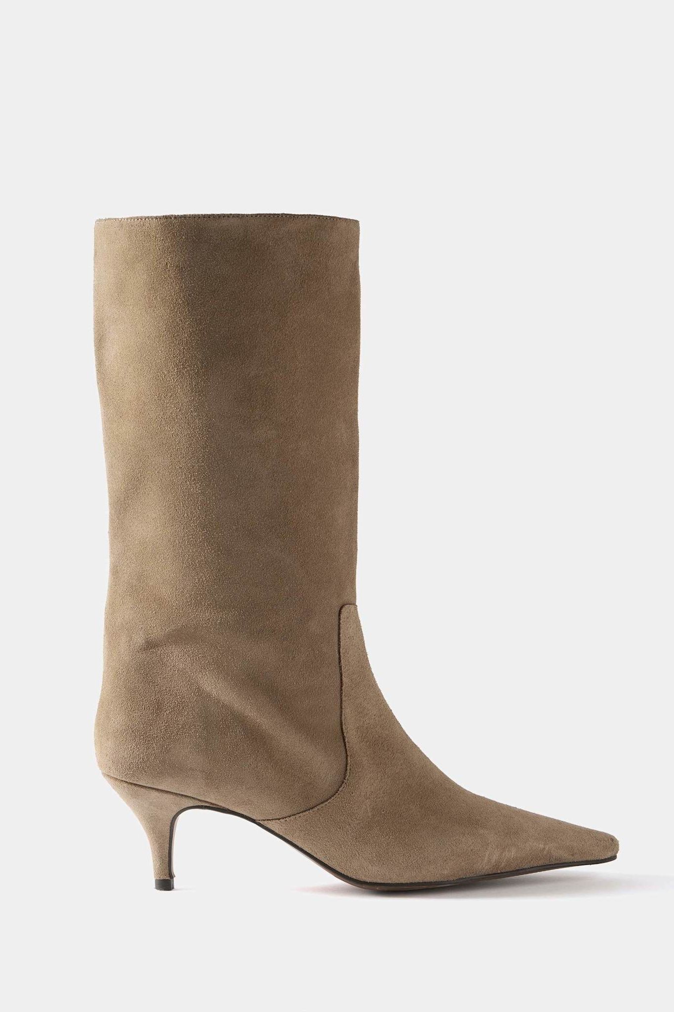 Bode Neutral Suede Calf Boots