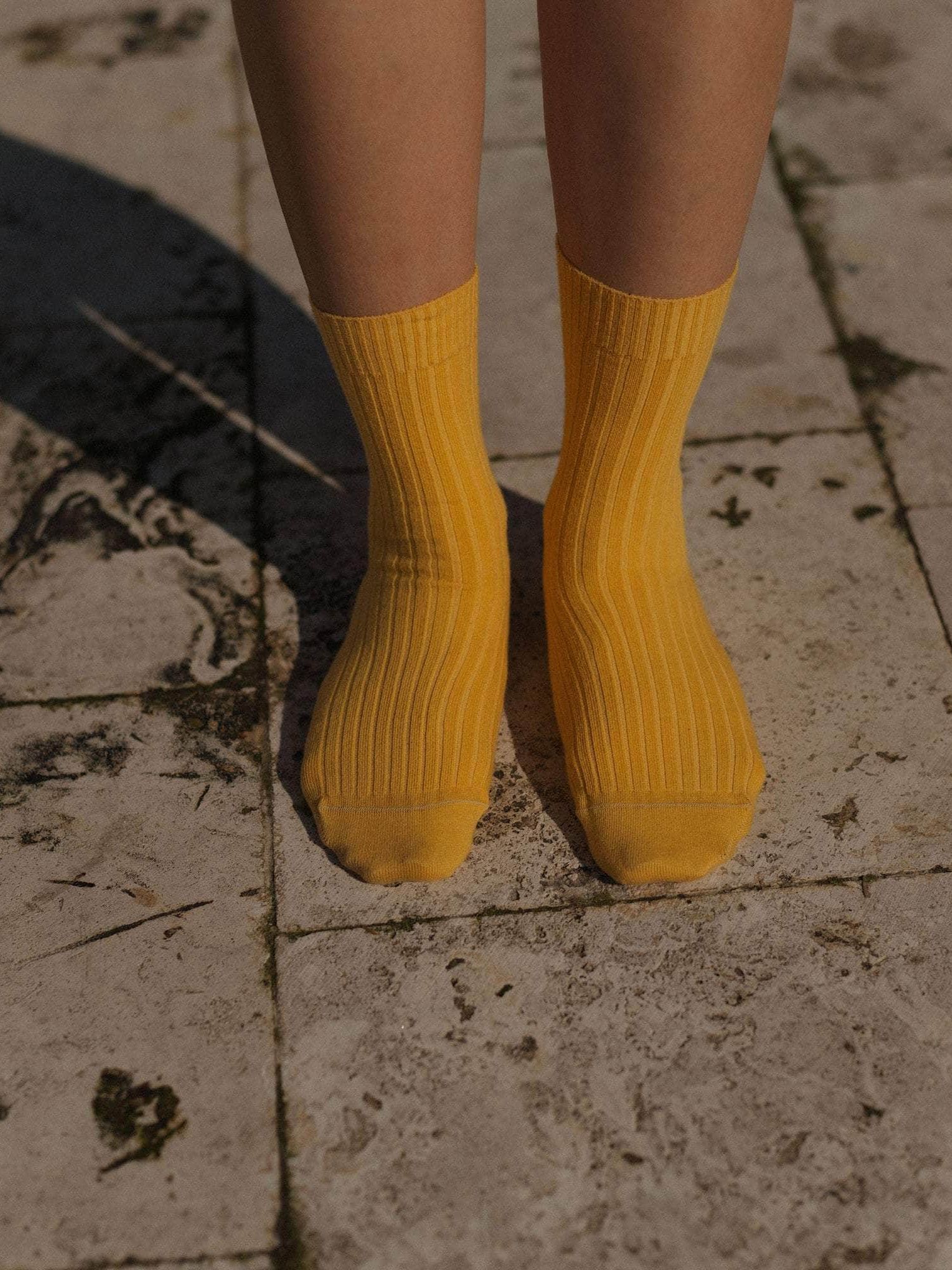 Rib Overankle Socks