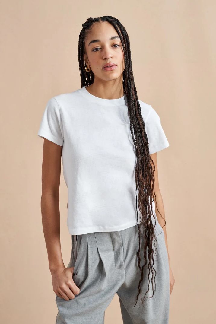 La Ligne Molly Tee in white