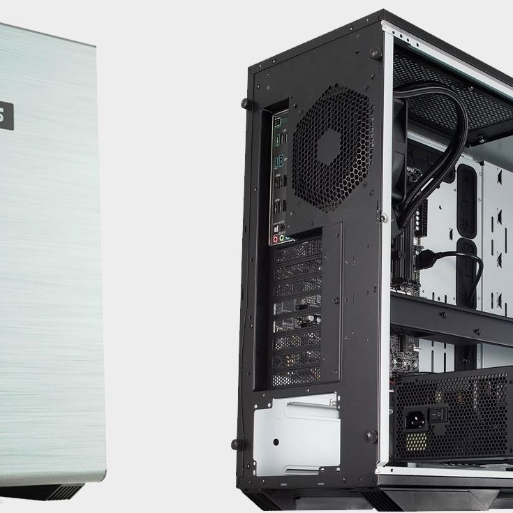 This desktop PC pairs a 10-core Xeon CPU with RTX graphics