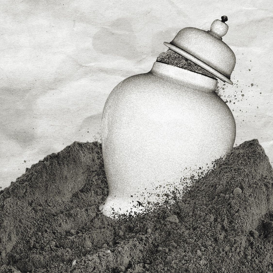 アート作品[WHITE BURIAL 1] Why the UK is running out of burial plots | The Week