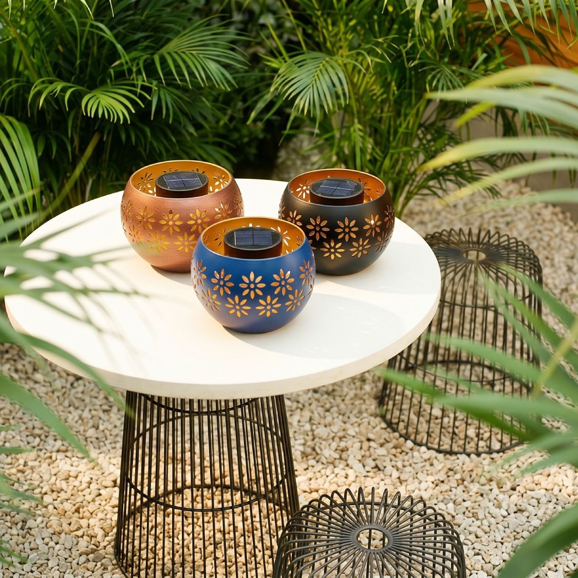 ALDI's Solar Backyard Fire Bowl is the Patio Upgrade Your Backyard