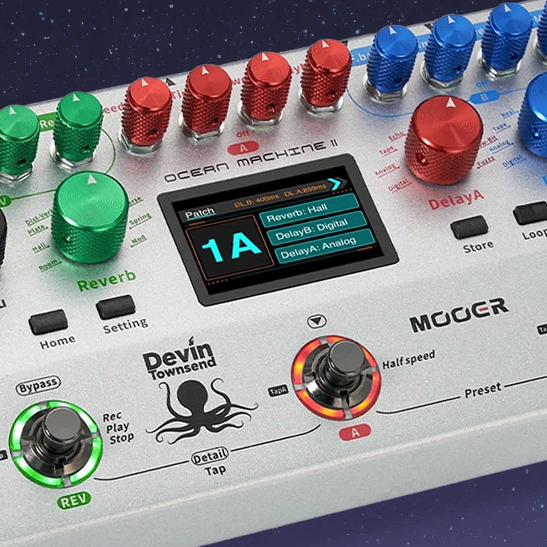 R*i様 Mooer Ocean Machine Ocean Machine_MOOER Audio