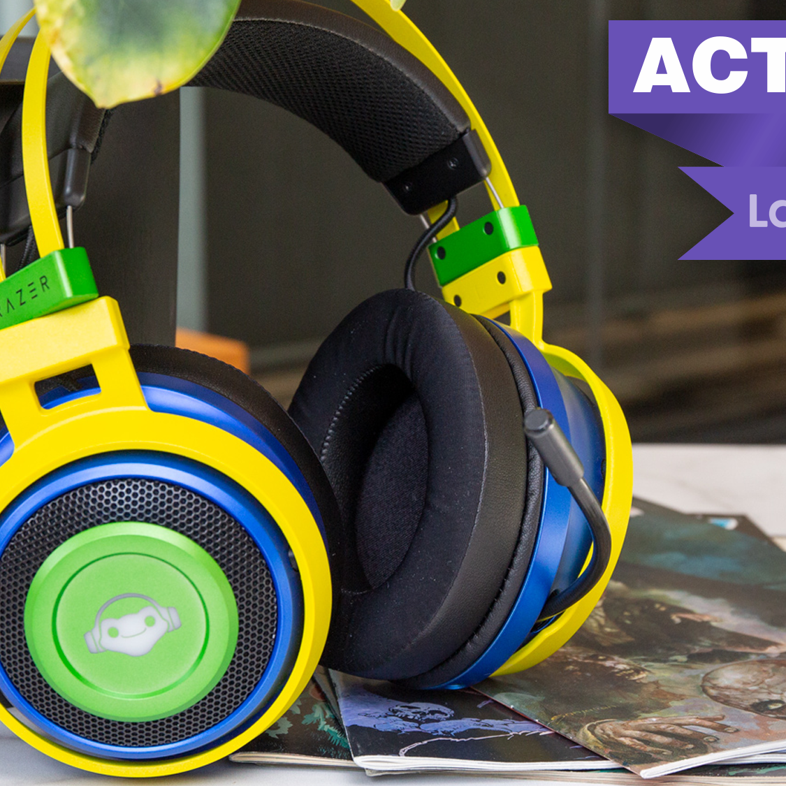 ヘッドホン razer nari ultimate overwatch lucio Razer Nari Ultimate Overwatch Lucio Edition Wireless Gaming