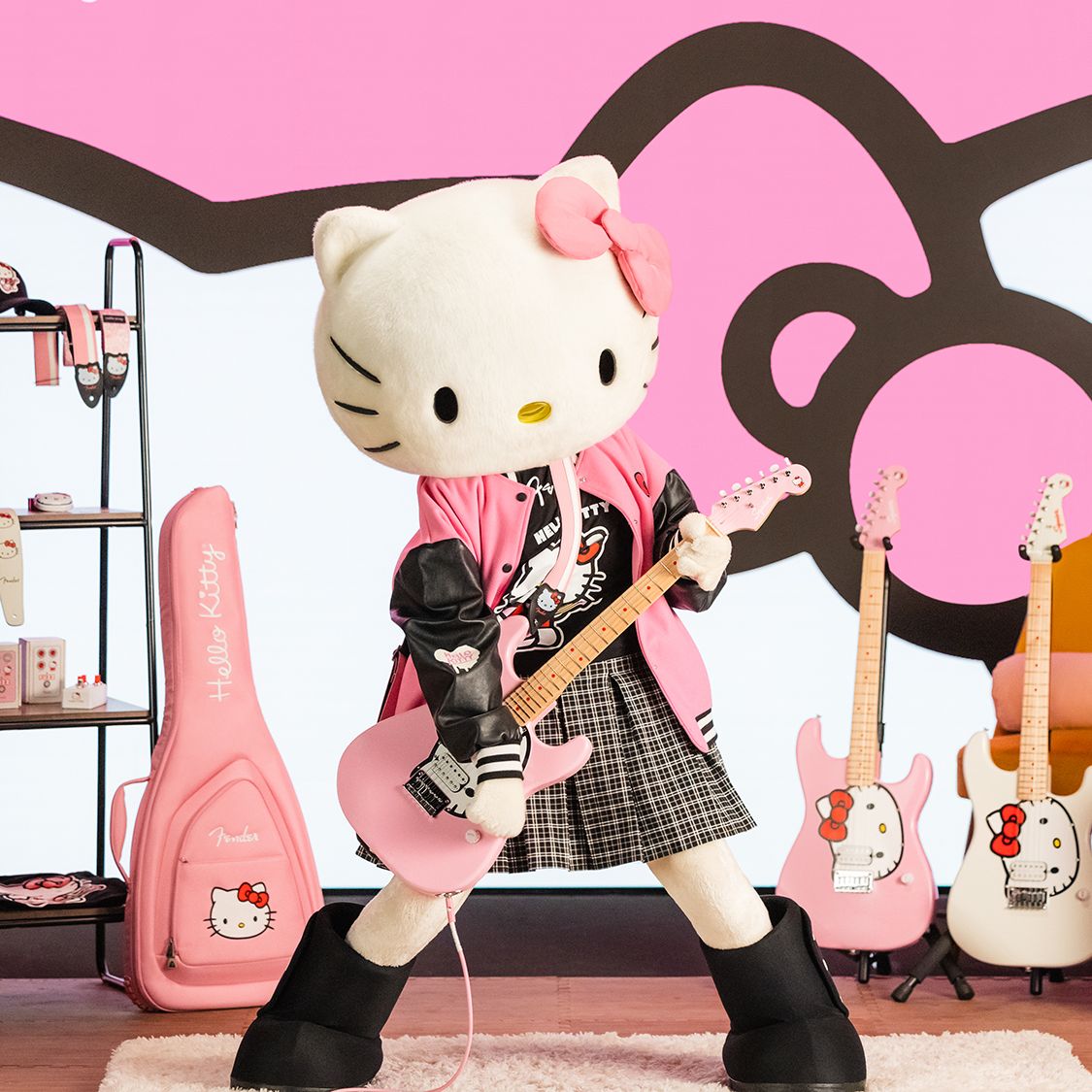 Fender's viral Hello Kitty Stratocaster is officially back Fender's viral Hello Kitty Stratocaster is officially back