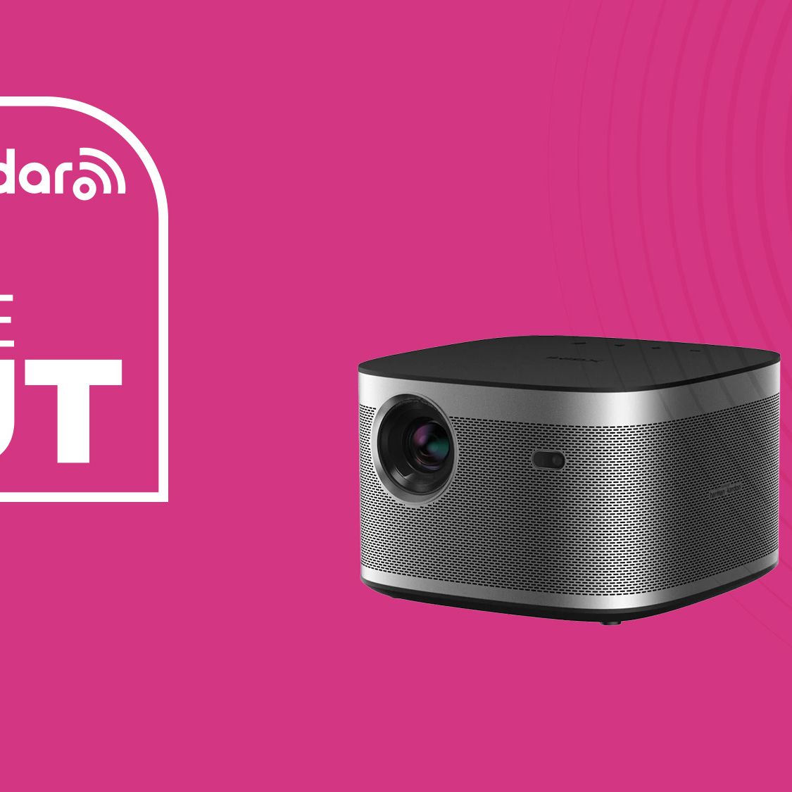 This 1080p smart projector with built-in Harman Kardon sound is